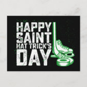 Carte Postale Joyeux Saint Casquette Trick's Day St patrick de h (Devant)