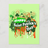 Carte Postale Joyeux Saint Patrick (Devant)