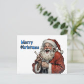 Carte Postale joyeux santa claus (Debout devant)
