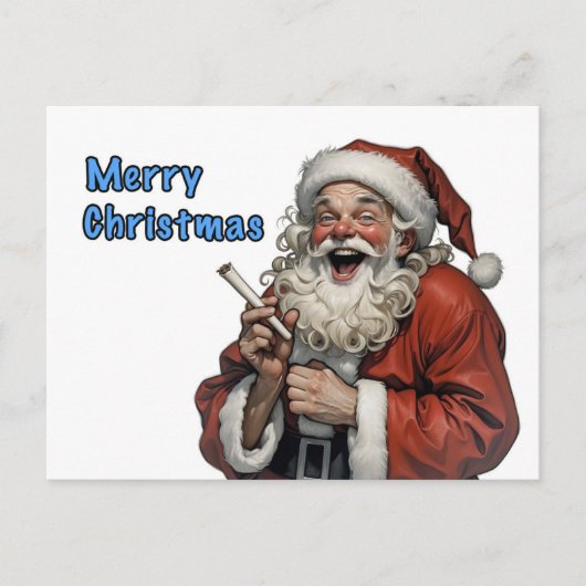 Carte Postale joyeux santa claus (Devant)
