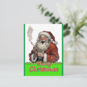 Carte Postale joyeux santa claus (Debout devant)