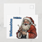Carte Postale joyeux santa claus (Devant / Derrière)