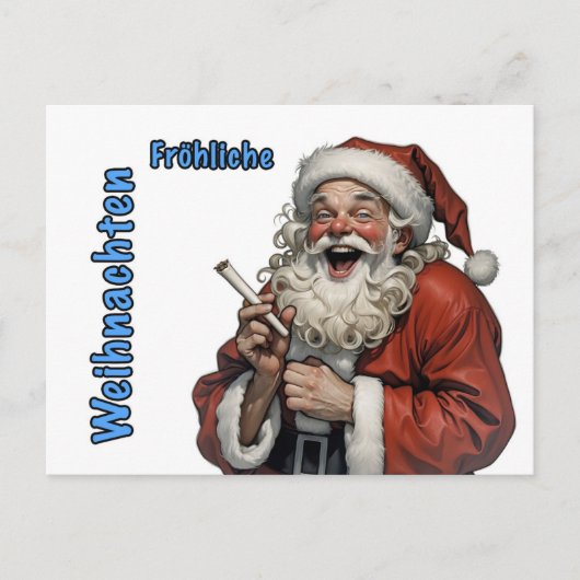 Carte Postale joyeux santa claus (Devant)