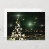 Carte Postale Joyeux Sapin de Noël (Devant / Derrière)