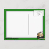 Carte Postale Joyeux Shamrock de la Saint-Patricks (Dos)