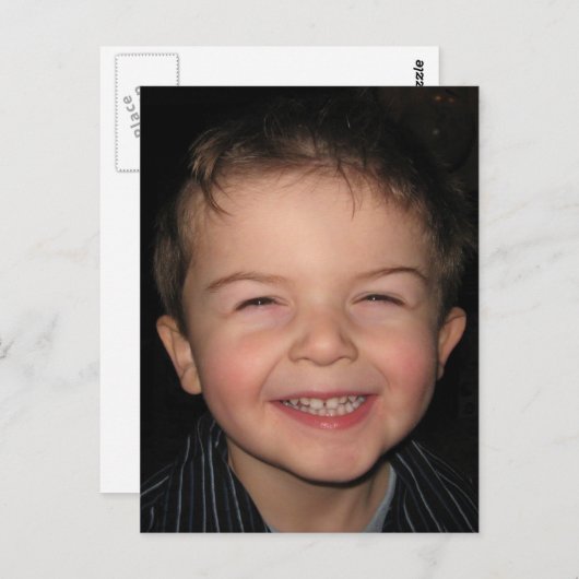 Carte Postale Joyeux singe (Devant / Derrière)