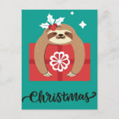 Carte postale Joyeux Slothmas (Devant)