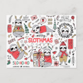Carte postale Joyeux Slothmas (Devant)