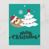 Carte postale Joyeux Slothmas (Devant)