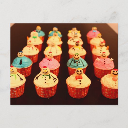 Carte Postale Joyeux Snowmen (Devant)