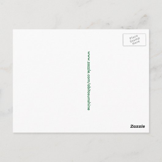 Carte Postale Joyeux soleil d'anniversaire (Dos)