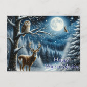Carte Postale Joyeux Solstice d'Hiver (Devant)