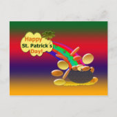 Carte Postale Joyeux St. Patrick's Day Rainbow (Devant)