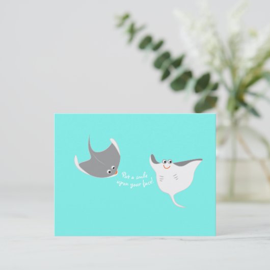 Carte Postale Joyeux Stingrays (Debout devant)