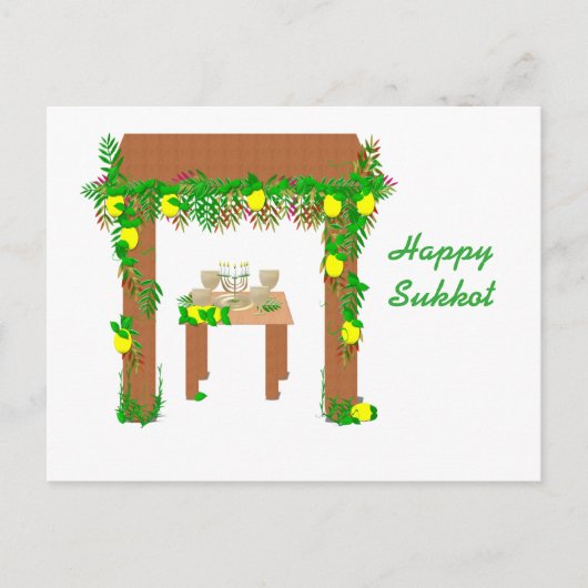 Carte Postale Joyeux Sukkot (Devant)