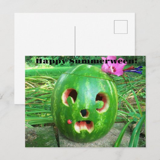 Carte Postale Joyeux Summerween ! (Devant / Derrière)