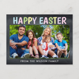 Carte Postale Joyeux tableau de bord de Pâques