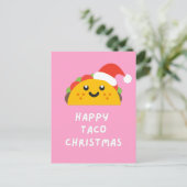 CARTE POSTALE JOYEUX TACO NOËL (Debout devant)