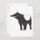 Carte Postale Joyeux Tapir (Devant / Derrière)