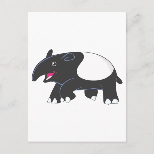 Carte Postale Joyeux Tapir (Devant)