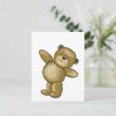 Carte Postale Joyeux Teddy (Debout devant)