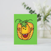 Carte Postale Joyeux tee-shirts et cadeaux Jack-o'-lantern (Debout devant)