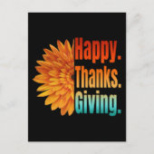 Carte Postale Joyeux Thanksgiving  (Devant)