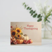 Carte Postale Joyeux Thanksgiving, (Debout devant)