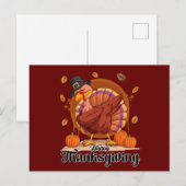 Carte Postale Joyeux Thanksgiving  (Devant / Derrière)
