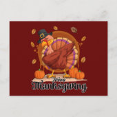 Carte Postale Joyeux Thanksgiving  (Devant)