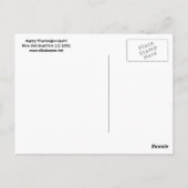 Carte postale Joyeux Thanksgivukkah (Dos)