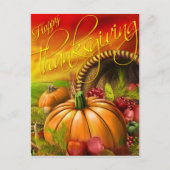 Carte Postale Joyeux Thanskgiving (Devant)