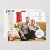 Carte postale Joyeux timbre de Noël (Devant / Derrière)