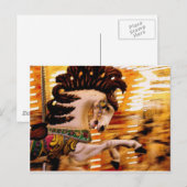 Carte Postale Joyeux tour de cheval (Devant / Derrière)