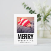 Carte Postale Joyeux tout carré photo moderne (Debout devant)