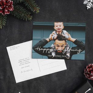 Carte Postale Joyeux tout Moderne simple photo de vacances