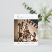 Carte Postale Joyeux Tout, Noël, Photo de famille (Debout devant)