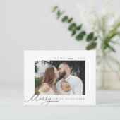 Carte Postale Joyeux Tout, Noël, Photo de famille (Debout devant)