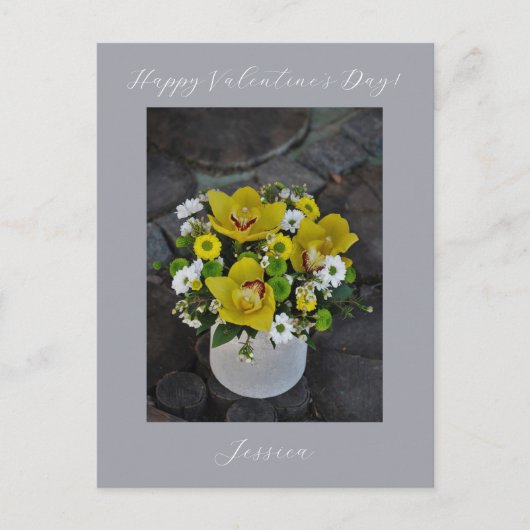Carte Postale Joyeux Valentin`s Day Modern Script photo (Devant)