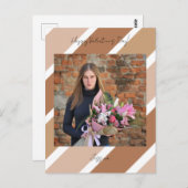 Carte Postale Joyeux Valentin`s Day Modern Script photo (Devant / Derrière)