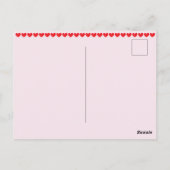 Carte Postale Joyeux Valentines Day Mini Goldendoodle Chiens (Dos)