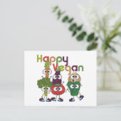 Carte Postale Joyeux Vegan (Debout devant)