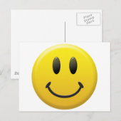Carte Postale Joyeux visage (Devant / Derrière)