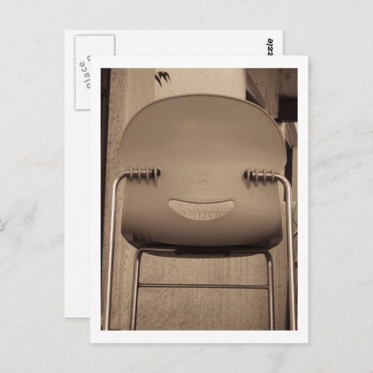 Carte Postale Joyeux visage (Devant / Derrière)