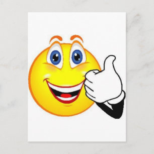 Carte Postale Joyeux visage