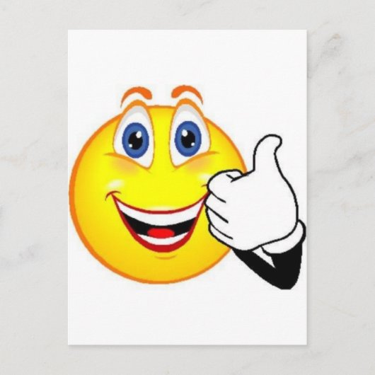 Carte Postale Joyeux visage (Devant)