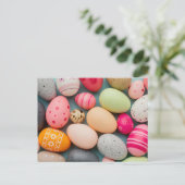 Carte Postale Joyeux voeux de Pâques (Debout devant)