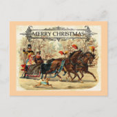 Carte Postale Joyeux voeux Noël (Devant)