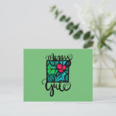 Carte Postale Joyeux Yule (Debout devant)