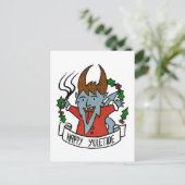 Carte Postale Joyeux Yuletide Krampus (Debout devant)